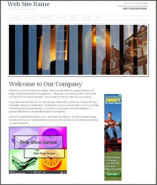 Powerpoint on website