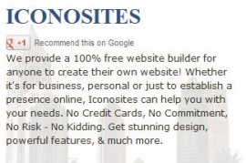Thumbnail image for Add a Google+ Button with The Best Free Website Builder
